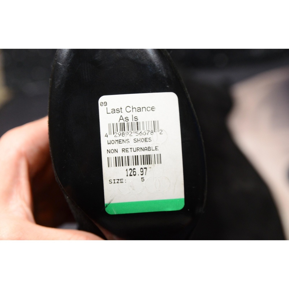 Tory Burch Boots Womens Size 5 Black Suede Over The Knee Riding SM 8913 F23 - Picture 3 of 6